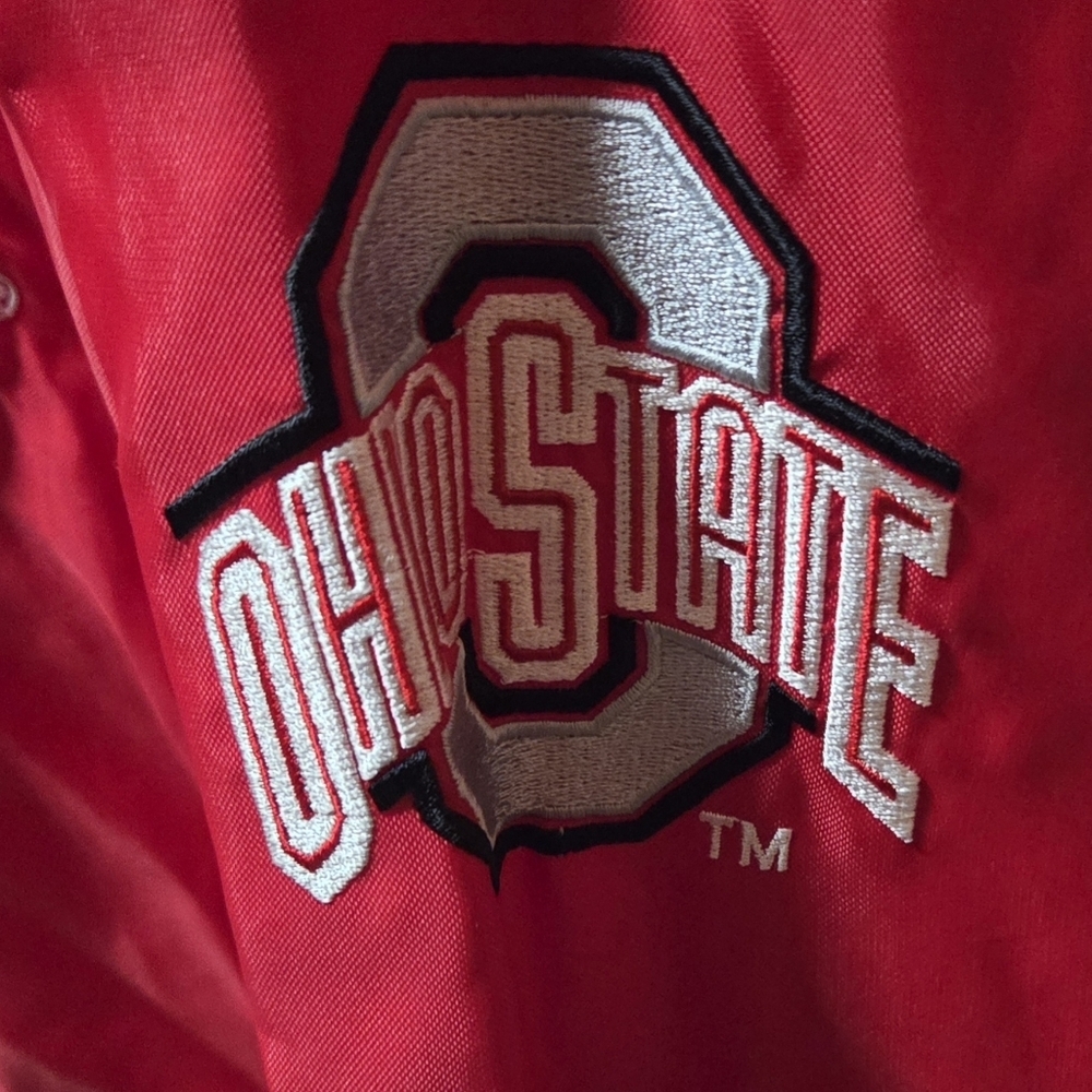 Vintage Starter Ohio State Buckeyes Embroidered Windbreaker Pullover Size XL - Picture 3 of 10